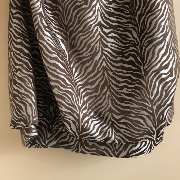 Beloved Jessica McClintock Size 12 2000s Zebra Dress Rare - Picture 5 of 5